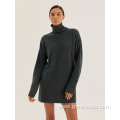Hot sell turtle neck knitted pullover sweater for spring autumn winter